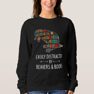 Sudadera Fácilmente Distratizado Por Beavers & Books Rodent
