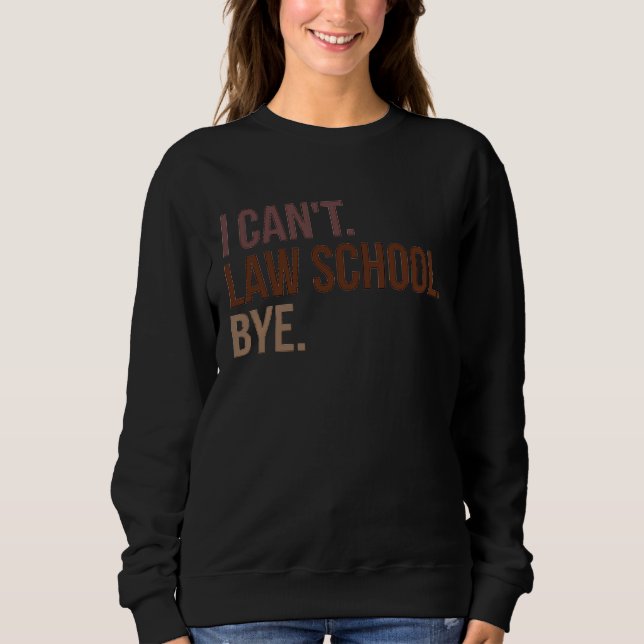 Sudadera Facultad de Derecho  Estudiante de Derecho Abogado (Anverso)