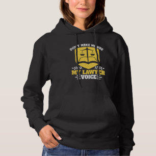 Sudadera Facultad de Derecho No Me Hace Usar A Mi Abogado A