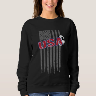 Sudadera Faded Grunge American Flag Games