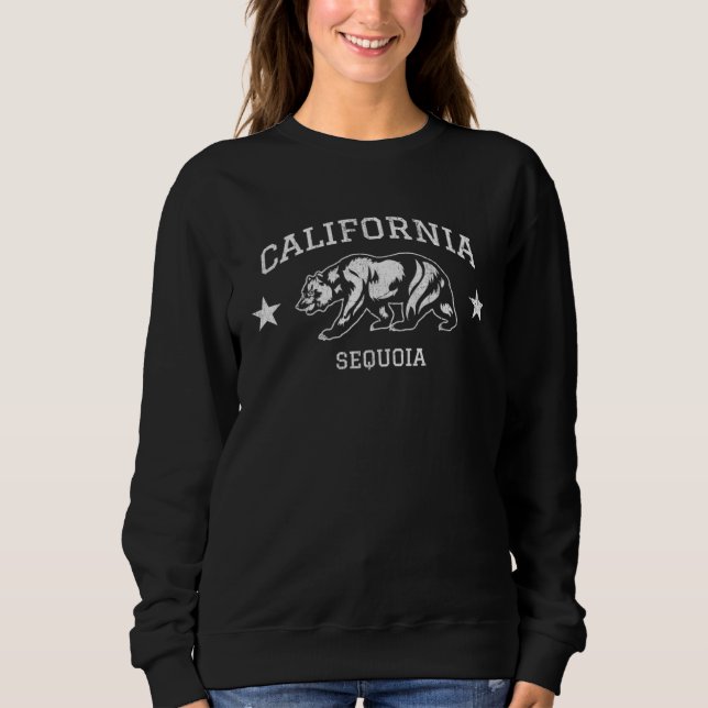 Sudadera Faded Vintage Sequoia California Vacation Ocean (Anverso)
