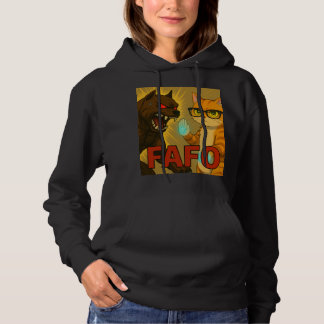 Sudadera FAFO Cat and Dog Hoodie | Unbothered Pet Attitude