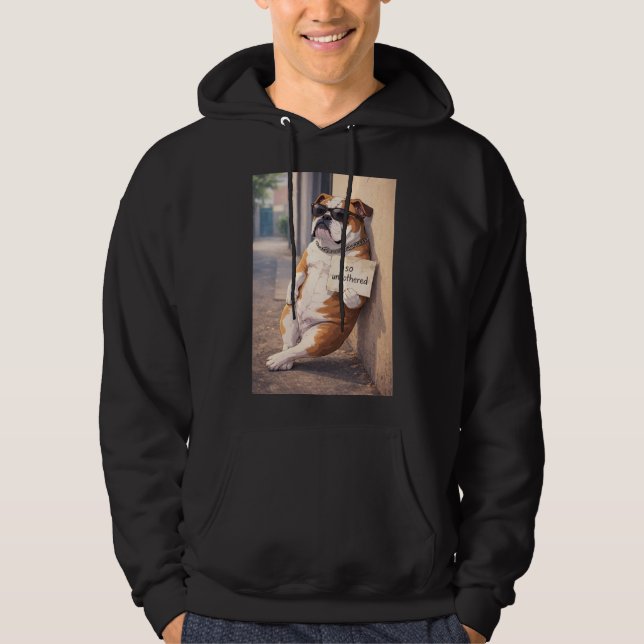 Sudadera FAFO Unbothered Bulldog Hoodie (Anverso)