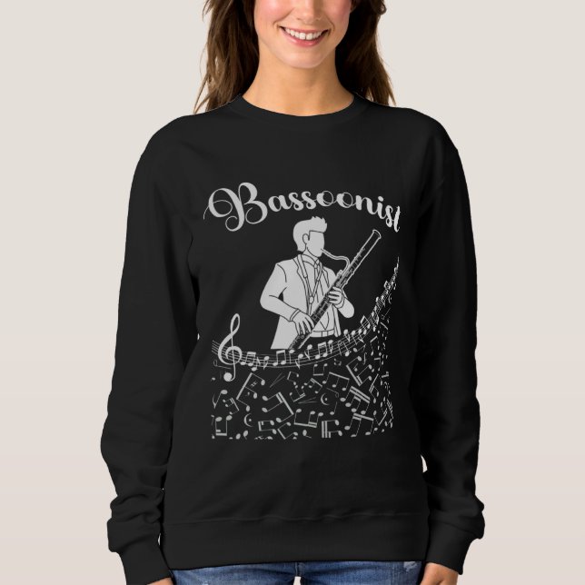 Sudadera Fagotista Experto en Fagot (Anverso)