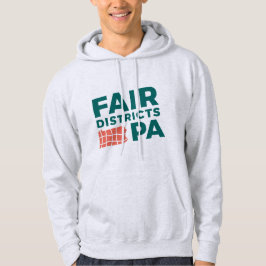 Sudadera Fair Districts PA Ash Grey Hoodie