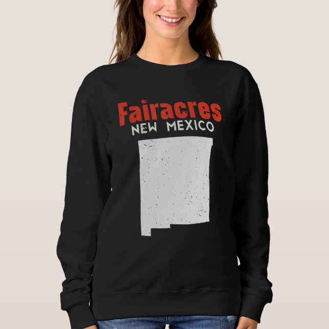 Sudadera Fairacres USA State America Travel New Mexican New (Anverso)