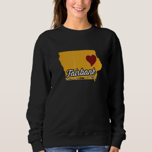 Sudadera FAIRBANK IOWA IA EE. UU. Recuerdos Lindos Merch