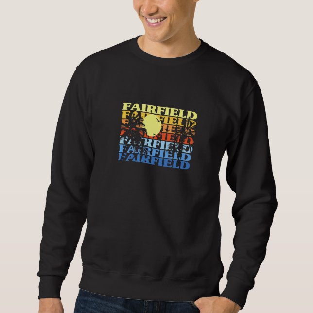 Sudadera Fairfield Connecticut Beach Ct Beach Bum Us Cities (Anverso)