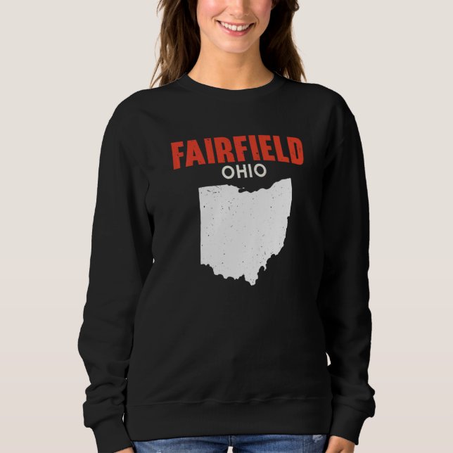 Sudadera FAIRFIELD Ohio USA State America Travel Ohioan   (Anverso)