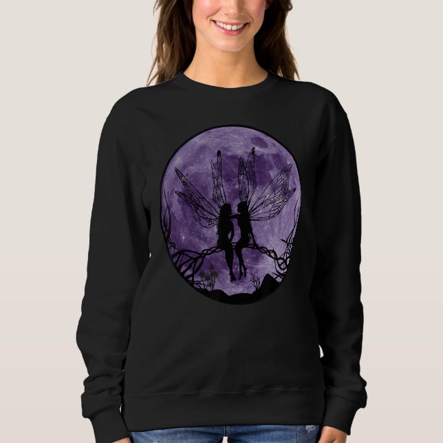 Sudadera Fairy Moonlight Mystical Magtical Fairies Forest F (Anverso)