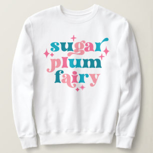 Sudadera Fairycore Typography Art Sugar Pluma Fairy