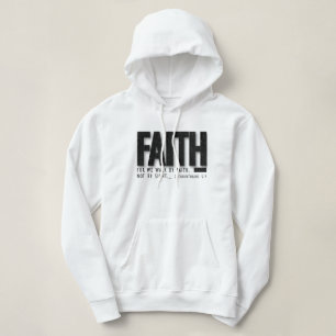 Sudadera Faith Hoodie Christian Sweatshirt con versión de l