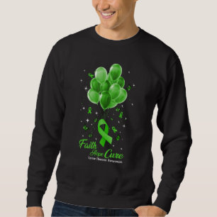 Sudadera Faith Hope Cure Butterflies Green Ribbon Lyme Dise