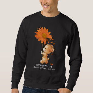 Sudadera Faith Hope Cure Naranja Esclerosis Múltiple
