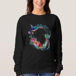 Sudadera Faith Hope Love Bird Environment Vintage Style