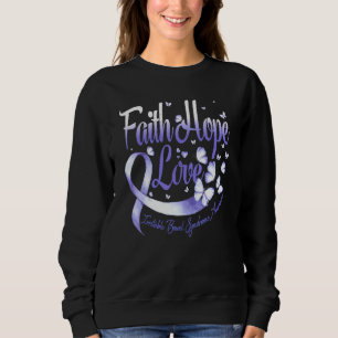 Sudadera Faith Hope Love Irritable Bowel Syndrome Awareness