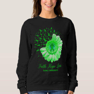 Sudadera Faith Hope Love Kidney Awareness Survivor Fighter