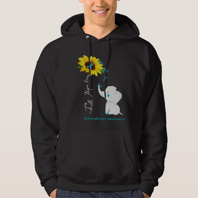Sudadera Faith Hope Love Scleroderma Awareness (Anverso)