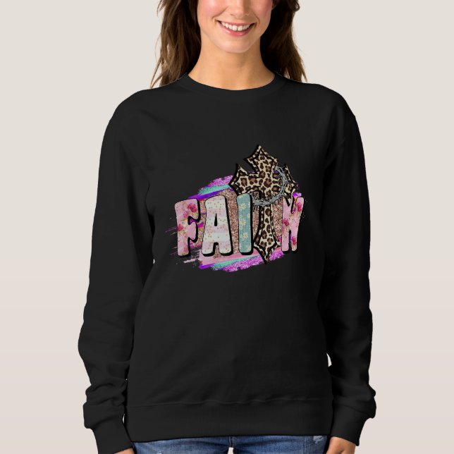 Sudadera Faith Leopard Cross Eater Day 1 (Anverso)