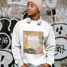Sudadera Faith (sustantivo) Graffiti Biblia cristiana verso