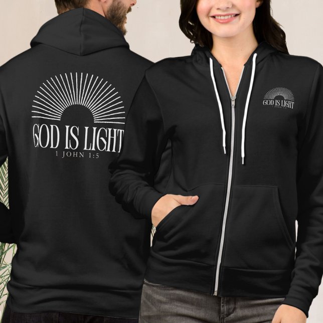 Sudadera Faith Zip Up Sweatshirt, La Biblia Verse Jacket (Subido por el creador)