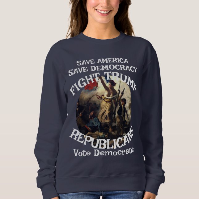 Sudadera Fajitas del Cordero de Dios Trump (Anverso)