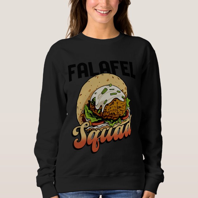 Sudadera Falafel Squad Hummus Arabic Food Chef (Anverso)