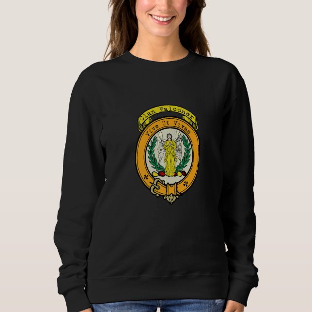 Sudadera Falconer Clan Scottish Crest and Tartan   (Anverso)