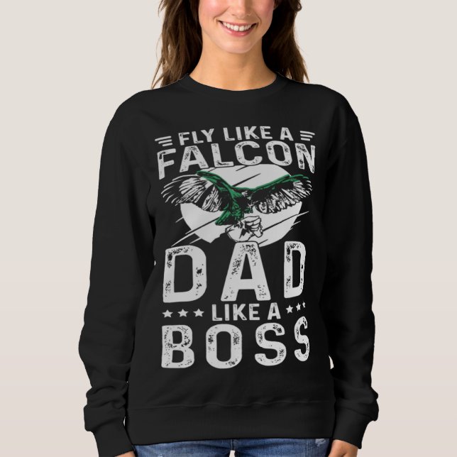 Sudadera Falconer Dad Falconry Like a Boss (Anverso)