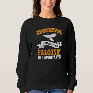 Sudadera Falconer Falconry Gamehawking Education Ornitholog