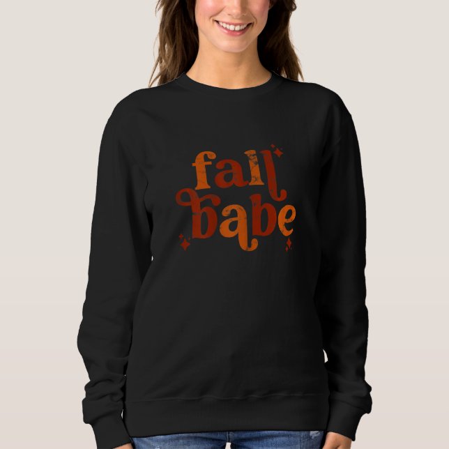 Sudadera Fall Babe   Thanksgiving matching family autumn ph (Anverso)