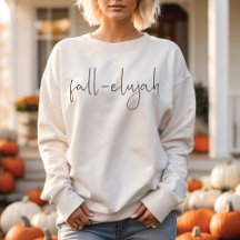Fall-elujaa Trendy Minimalista Fall-Hallelujah
