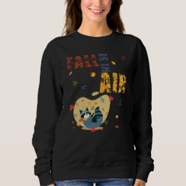 Sudadera Fall Is in The Air Raccoon Autumn Plus Size T-Shir