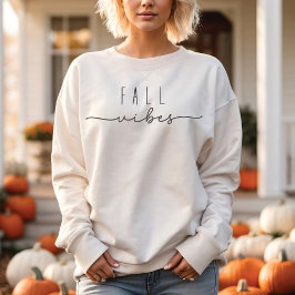 Sudadera Fall Vibes Trendy Minimalista