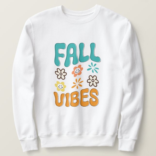 Sudadera Fall Vibes Womens (Anverso del diseño)