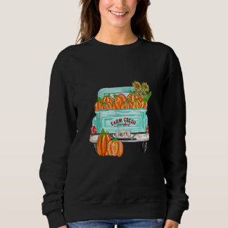 Sudadera Fall Y'all Truck Pumpkin Sunflower Autumn Fall Tha