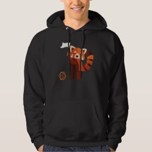 Sudadera Fallar Panda Rojo Pandas Rojos Animal Gráfico