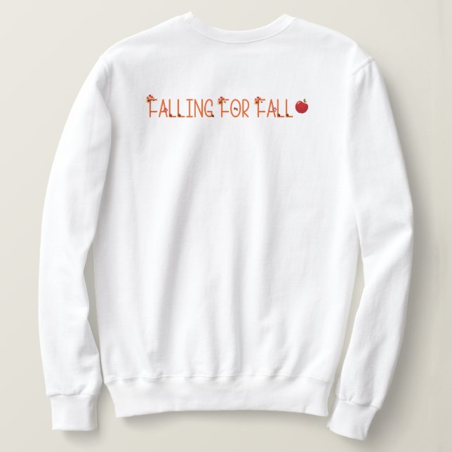 Sudadera Falling for Fall (Reverso del diseño)
