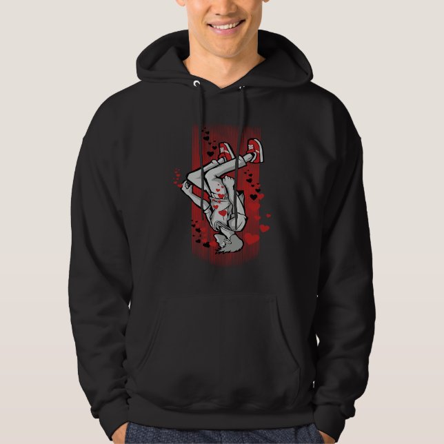 Sudadera Falling In Love Cute Valentine  Valentines Day (Anverso)