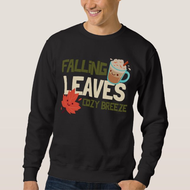 Sudadera Falling Leaves, Cozy Breeze (Anverso)
