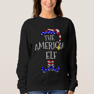 Sudadera Familia Americana Elf Christmasmatch Pajama Usa U