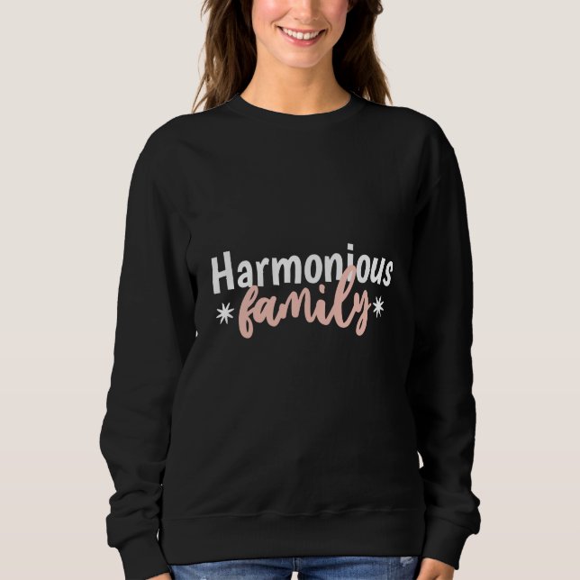 Sudadera Familia armónica (Anverso)