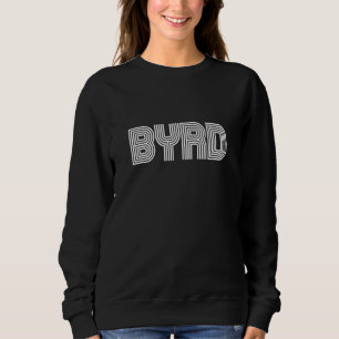 Sudadera Familia Byrd Name Retro 70s Stripe de los 80s