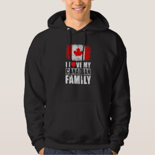 Sudadera Familia Canaria I Love My Canadian Family Canada F