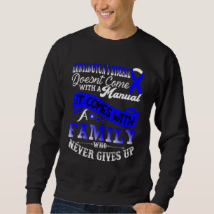 Sudadera Familia Cinta Azul de Conciencia sobre la Enfermed