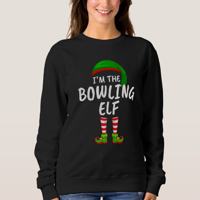 Sudadera Familia coincidente Yo soy los Navidades de Bowlin (Anverso)