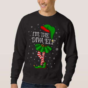 Sudadera Familia coincidente Yo soy los Navidades de la Div
