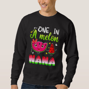 Sudadera Familia Coincidiendo Con Uno En Una Melón De Melón