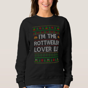 Sudadera Familia coincidiendo Fea Yo soy El Rottweiler Elf