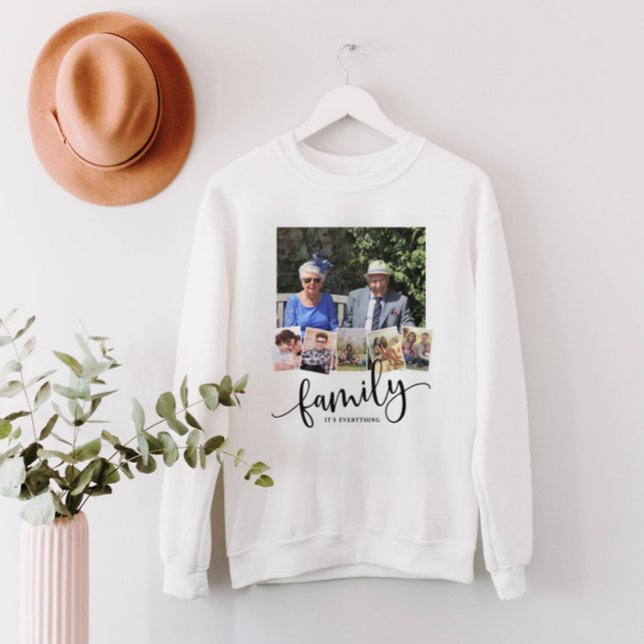 Sudadera Familia, Collage personalizado de la familia de fo (Subido por el creador)